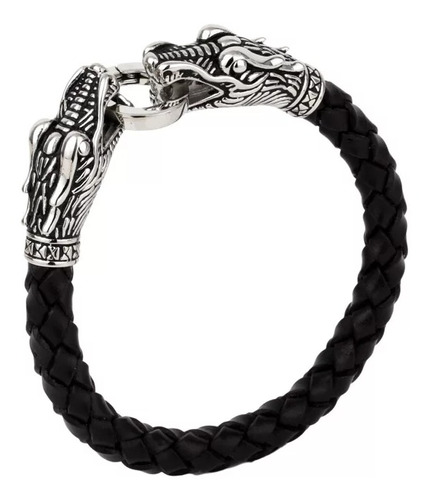 Pulsera De Hombre Cuero Dragón