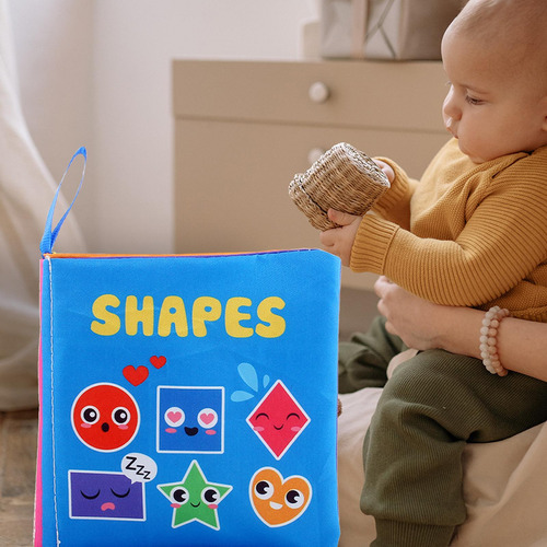 2 Uds. De Libros De Tela Suave Para Bebés, Rompecabezas De