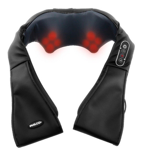 Masajeador Philco Weln42n De Cuello Espalda Cintura Shiatsu