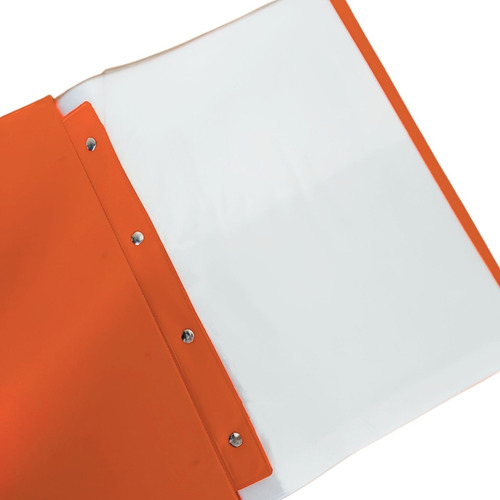 Pasta Tipo Catalogo Com 100 Envelopes A4 Laranja