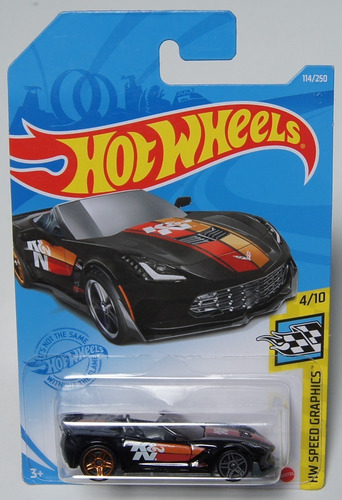 Hot Wheels Hw Speed Graphics 114/250 - Corvette C7 Z06 Conve