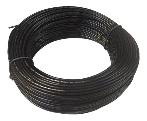 Cable Automotriz Nro 12awg 105°c 600v Negro 100mts Cablesca