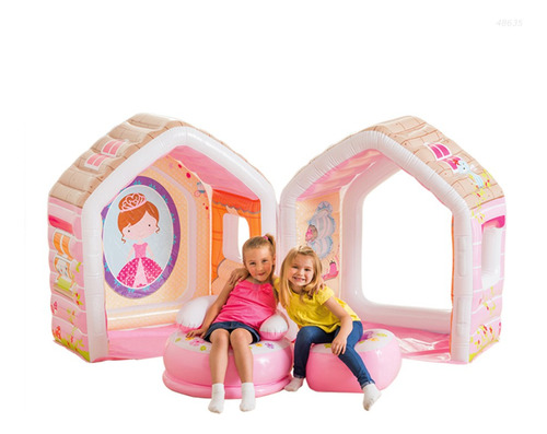 Casita De Princesas Inflable 4 Pzas Intex