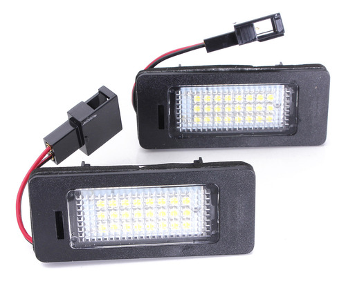 2 Lámparas Led De Matrícula Para A4, A5, Q5, S5, Tt 0