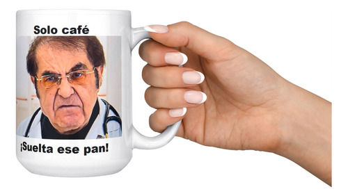 Taza Grande 15 Onzas Kilos Mortales Suelta Ese Pan