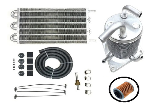 Kit Enfriador 4t + Radiador Transmis Cvt Filtro Sentra 07-12