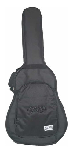 Violão Elétrico Seizi Mini Neo Nagoya Mirai Open Pore Black