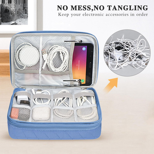 Bolsa Organizadora Fyy Para Cables De Viaje Impermeable Color