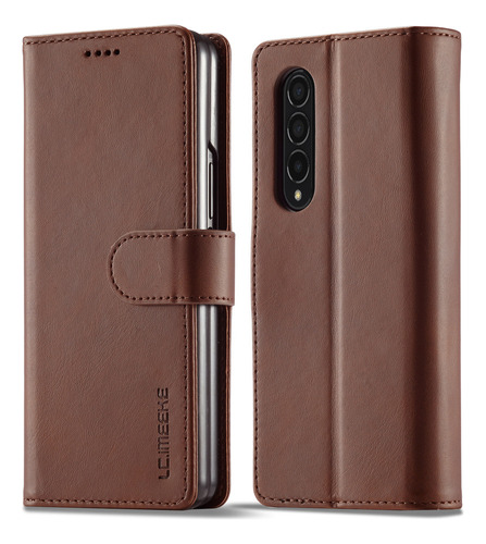 Funda De Piel Tipo Cartera De Negocios Para Samsung Z Fold 4