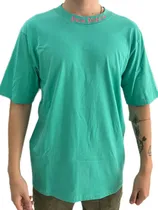 Comprar Remera Oversize Manga Corta Palm Angels Cuello Bordado