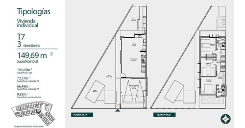 Casa En Housing Las Veras Duplex De 2 Dormitorios Con Patio Valle Escondido