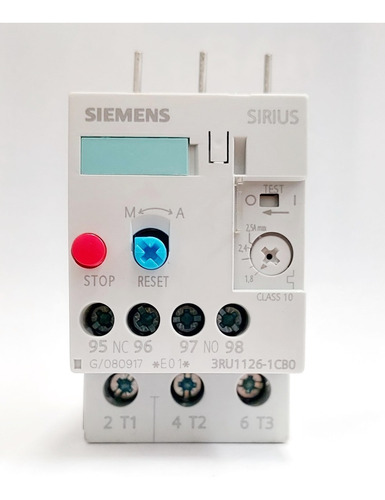 Siemens® Relevador De Sobrecarga 1.8-2.5a  3ru1126-1cb0 