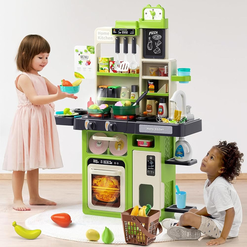 Pupu Pig Toddler Juega Cocina, Juguetes De Cocina De Comida 