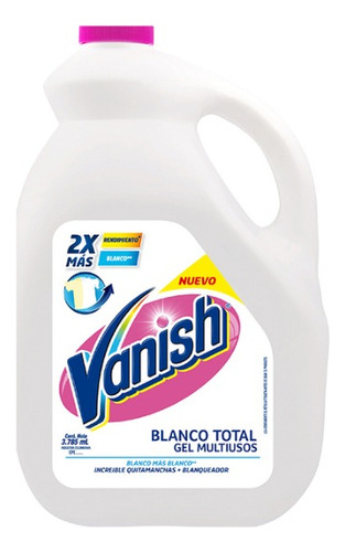 Vanish Ropa Blanca 3785 Ml + 900 Ml Ropa - mL a $11