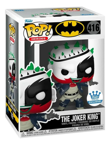 Funko Pop! Heroes Batman The Joker King 416 Funko Shop Exclu
