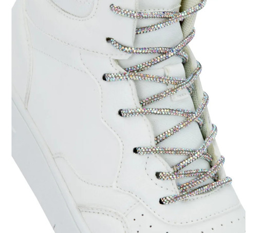 Tenis Casual Tipo Bota Dama Belinda Peregrin 1116412 Antiderrapante Agujetas