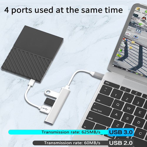 Disco Duro Expansor Usb 3.0 Con Hub De Estación De Acoplamie