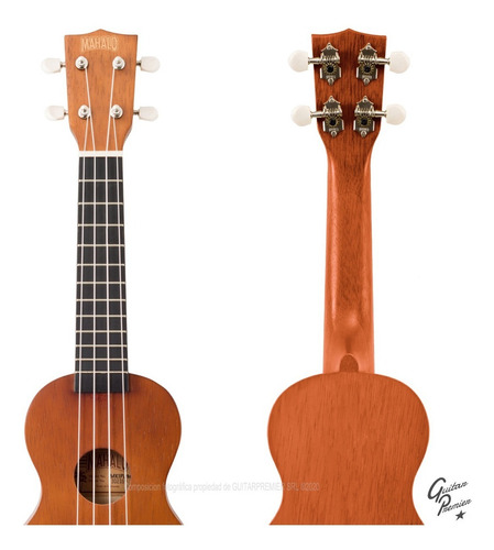 Imagen 8 de 10 de Ukelele Soprano Mahalo Funda Curso Afinador Cuerdas Aquila +