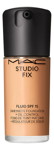 Base de maquiagem líquida MAC Cosmetics Studio Fix Base Studio Fix Fluid SPF 15 tom média clara - 30mL