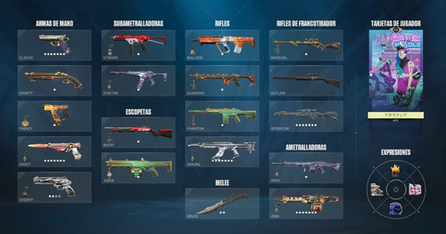 Cuenta Valorant Ascendente Skins (Usado)