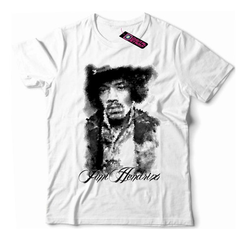 Remera Jimi Hendrix 2 Rock Estampado Digital Stamp Dtg
