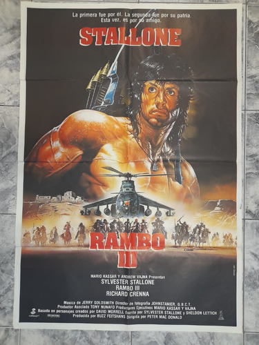 Afiche Or. - Rambo Iii - S. Stallone