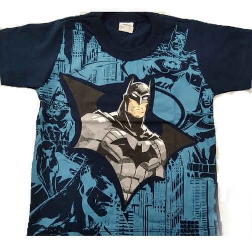 Imagem 10 de 10 de Kit 6 Camiseta Infantil Juvenil Personagens Herois Atacado