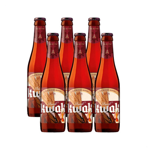 Cerveja Belga Pauwel Kwak 330ml Importada - Kit 6 Unidades