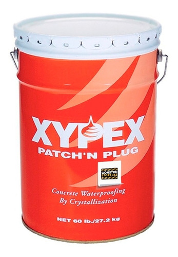 Xypex Patch´n Plug Obturador Fugas Por Cristalización 27 Kg