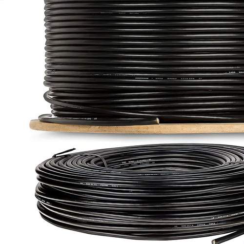 Cabo Manga 4x26 Awg - Sem Blindagem Preto - 30 M