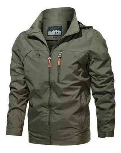 Chaqueta Cortavientos E Impermeable Para Hombre