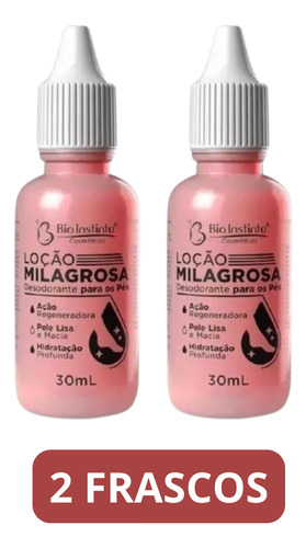  Kit 2 Gota Milagrosa Para Pés Rachaduras E Ressecamento