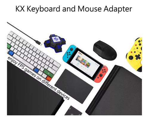 Adaptador Portátil Para Teclado E Mouse, Conversor De