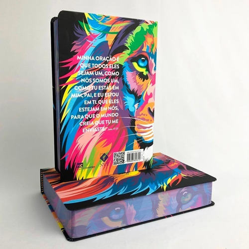Imagem 4 de 5 de Bíblia Nvt Leão Lion Color Letra Grande / Capa Dura