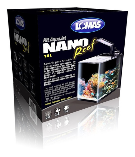 Imagen 2 de 7 de Acuario Marino Equipado Chico Para Peces Agua Salada 18 Lts