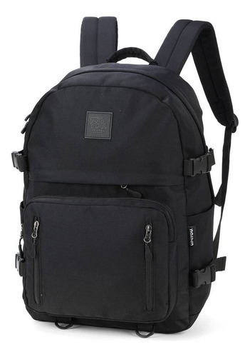 Mochila De Costas Juvenil Feminina Notebook Up4you 46597 Cor Preto Desenho do tecido Liso