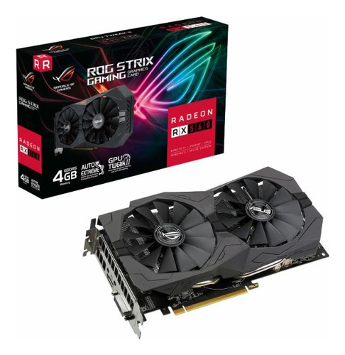 Placa De Video Asus Radeon Rx 560 4gb Oc Amd Rog Strix