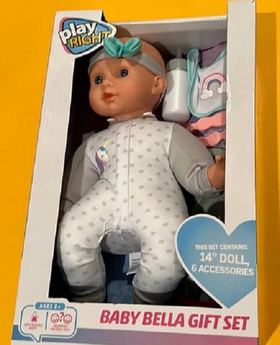 Bebé Querido De 14 Pulgadas Baby Bella Gift Set
