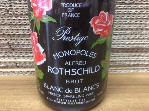 Champagne Rothschild Prestige Monopoles Brut Blanc De Blancs