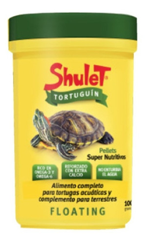 Imagen 1 de 1 de Shulet Tortuguin 100gr Alimento Sticks Tortugas Comida Acuar