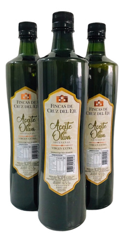 4 Aceite De Oliva Virgen Extra X 1 Litro Fincas Cruz Del Eje