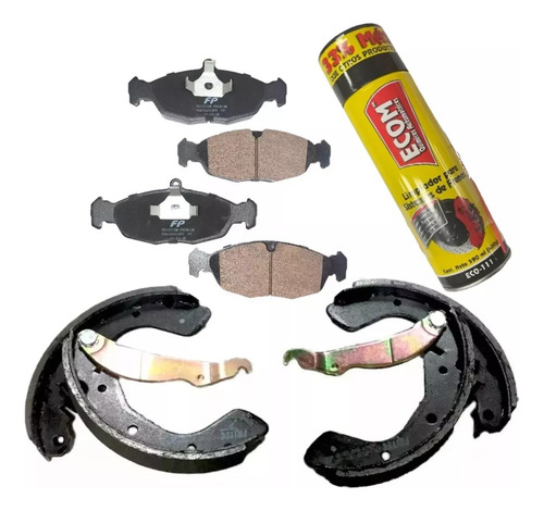 Kit Balatas Delanteras Y Traseras + Liquido, Chevy 1994-2012