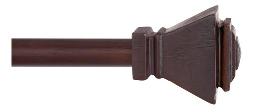 Kenney Kn75644 Iverson Square End Barra De Cortina Estándar