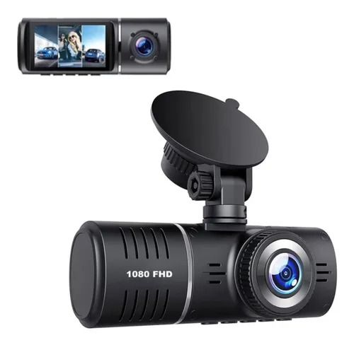 1080P 2 Cámara Dash Cam Para Coches, Frontal E Interior, 1080P Cámara Dual  Con Visión Nocturna IR, Grabación En Bucle, Cámara DVR Para Coche Con Panta