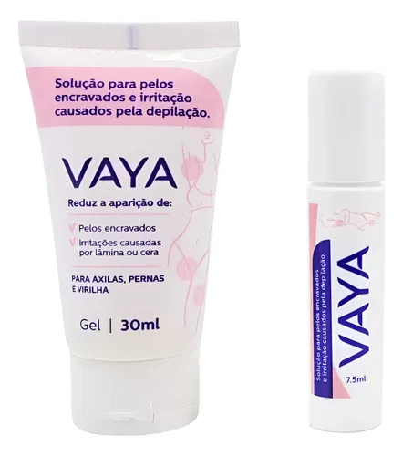 Kit Gel P/ Pelos Encravados E Foliculite Feminino 30ml+7,5ml Neutra