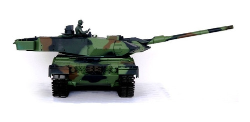 Tanque Rc Henglong Leopard 2a6 1/16 Humo Airsoft 6mm Sonido