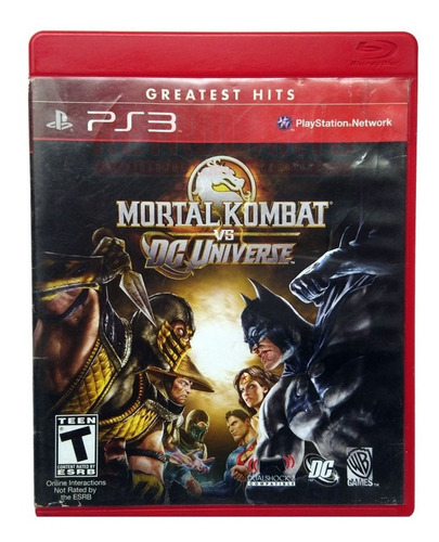 Mortal Kombat Vs Dc Universe Playstation Ps3
