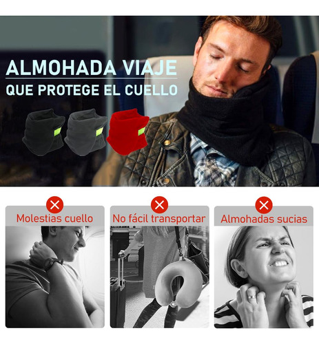 Almohada De Viaje, Cuello Para Viaje Plegable, Almohada