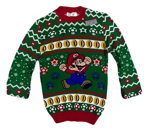 Ugly Sweater Navideño Mario Unitalla