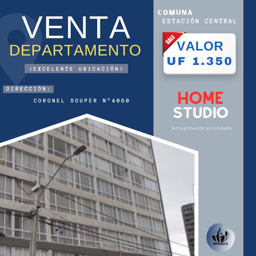 Venta Depto. Estacion Central - Coronel Souper - Home Studio